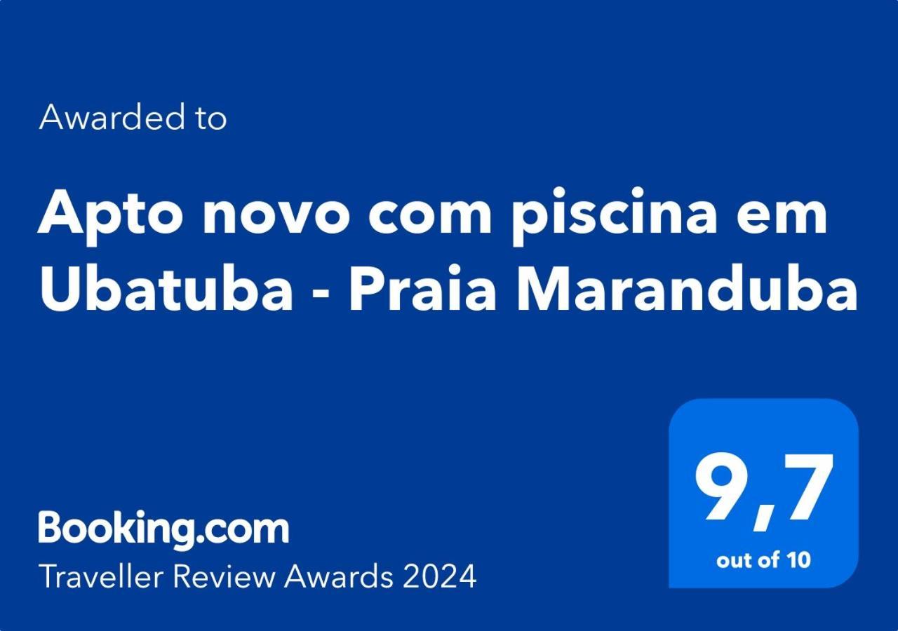 Apto Novo Com Piscina Em Ubatuba - Praia Maranduba Dış mekan fotoğraf
